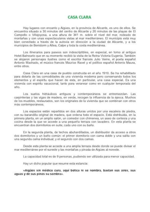 艾格Casa Clara Pueblo, Mar Y Montana别墅 外观 照片